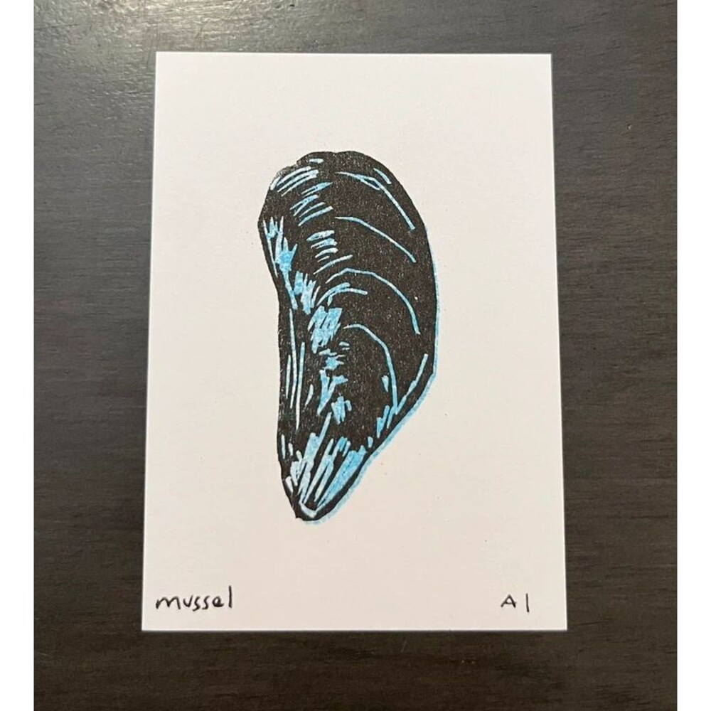 Ana Inciardi Mini Print - Mussel